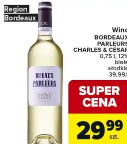 Carrefour Market Wino BORDEAUX PARLEURS CHARLES & CÉSAR oferta