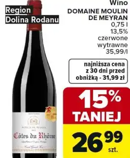 Carrefour Market Wino DOMAINE MOULIN DE MEYRAN oferta