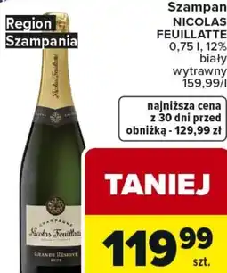 Carrefour Market Szampan NICOLAS FEUILLATTE oferta