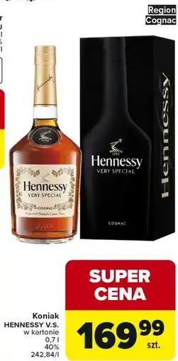 Carrefour Market Koniak HENNESSY V.S. w kartonie oferta