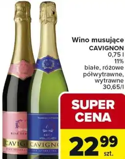 Carrefour Market Wino musujące CAVIGNON oferta