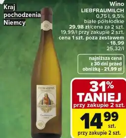 Carrefour Market Wino LIEBFRAUMILCH oferta