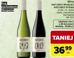 Carrefour Market Wino NATUREO MUSCAT, NATUREO SYRAH oferta