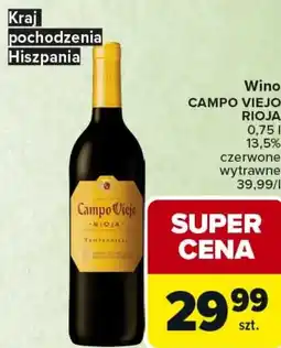 Carrefour Market Wino CAMPO VIEJO RIOJA oferta