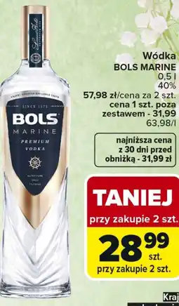 Carrefour Market Wódka BOLS MARINE oferta
