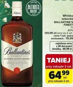 Carrefour Market Whisky szkocka BALLANTINE'S FINEST oferta