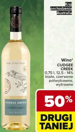 Carrefour Market Wino CUDGEE CREEK 0,75 l, 12,5 - 14% oferta