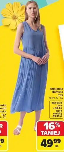 Carrefour Sukienka damska TEX rozm. S - XL oferta