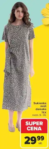 Carrefour Sukienka midi damska TEX rozm. S - XL oferta