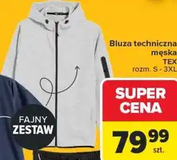 Carrefour Bluza techniczna męska TEX oferta