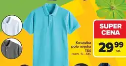 Carrefour Koszulka polo męska TEX oferta