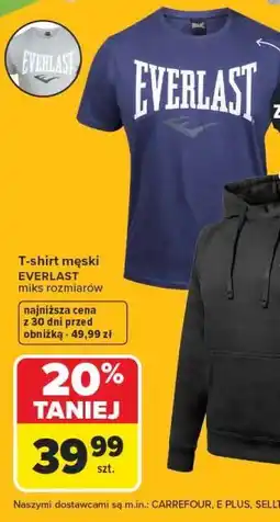 Carrefour T-shirt męski EVERLAST oferta