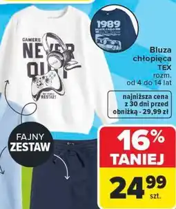 Carrefour Bluza chłopięca TEX oferta