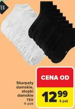 Carrefour Skarpety damskie, stopki damskie TEX oferta