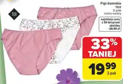 Carrefour Figi damskie TEX oferta
