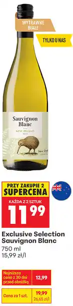Biedronka Exclusive Selection Sauvignon Blanc oferta