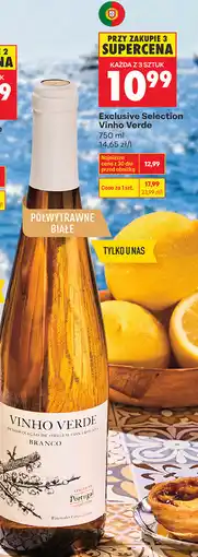 Biedronka Exclusive Selection Vinho Verde oferta