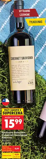 Biedronka Wino Exclusive Selection Cabernet Sauvignon Reserva oferta