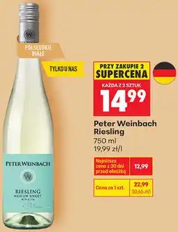 Biedronka Peter Weinbach Riesling oferta