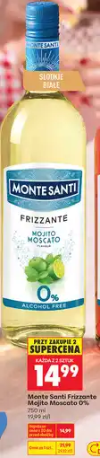 Biedronka Monte Santi Frizzante Mojito Moscato 0% oferta