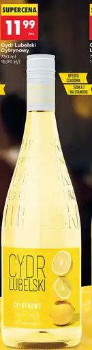 Biedronka Cydr Lubelski Cytrynowy oferta