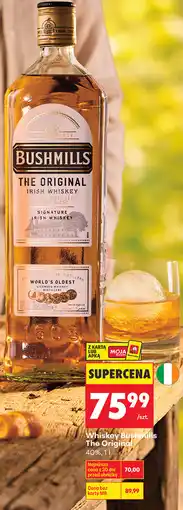 Biedronka Whiskey Bushmills The Original 40% oferta