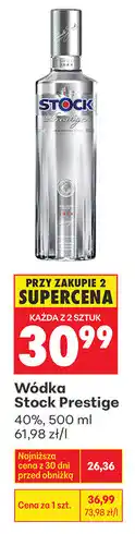 Biedronka Wódka Stock Prestige 40% oferta