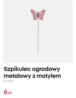 Pepco Szpikulec ogrodowy metalowy z motylem oferta