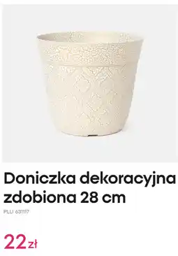 Pepco Doniczka dekoracyjna zdobiona 28 cm oferta