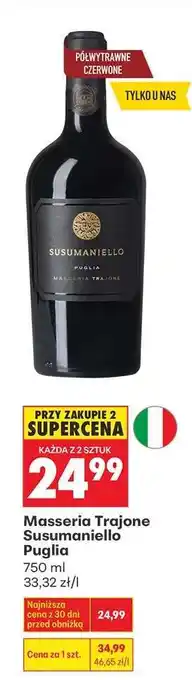 Biedronka Masseria Trajone Susumaniello Puglia oferta