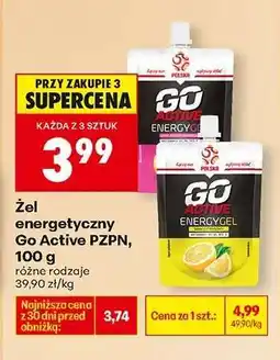 Biedronka Żel energetyczny Go Active PZPN , 100 g oferta