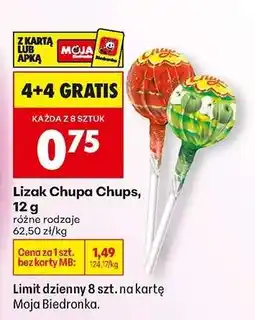 Biedronka Lizak Chupa Chups, 12 g oferta