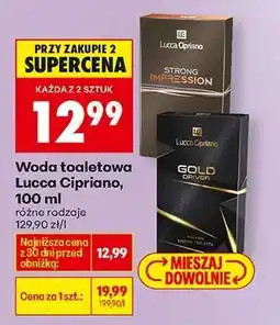 Biedronka Woda toaletowa Lucca Cipriano, 100 ml oferta