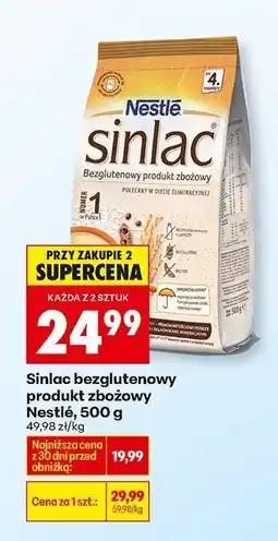 Biedronka Sinlac bezglutenowy produkt zbożowy Nestlé , 500 g oferta