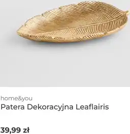 Home&You Patera Dekoracyjna Leaflairis home&you oferta