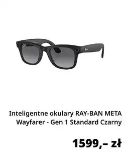 Media Markt Inteligentne okulary RAY-BAN META Wayfarer - Gen 1 Standard Czarny oferta