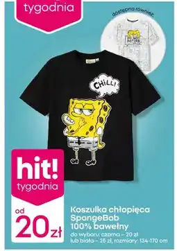 Pepco Koszulka chłopięca SpongeBob 100% bawełny CENY OD: oferta