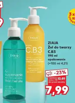 Kaufland Żel do twarzy C.B3 oferta