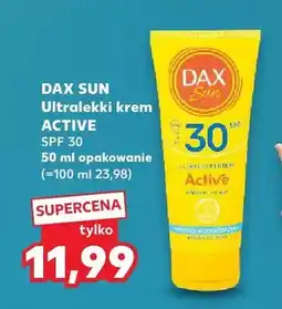 Kaufland Ultralekki krem ACTIVE SPF 30 oferta