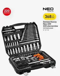 Castorama Zestaw kluczy Neo 220 220 elementów oferta