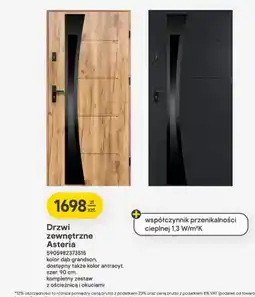 Castorama Drzwi zewnętrzne Asteria oferta