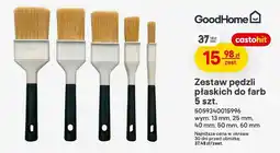 Castorama Zestaw pędzli płaskich do farb 5szt oferta