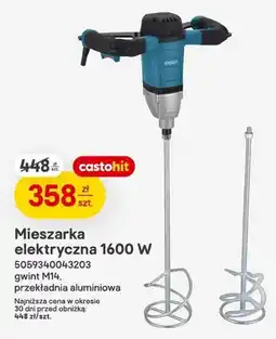 Castorama Mieszarka elektryczna 1600 W gwint M14 przekładnia aluminiowa oferta
