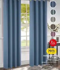 Castorama Zasłona Beatris 2-pak oferta
