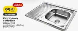 Castorama Zlew stalowy nakładany oferta