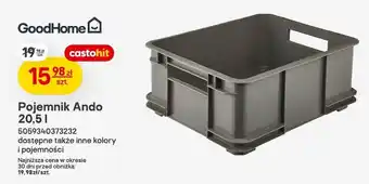 Pojemnik Ando 20,5 l dostępne także inne kolory i pojemności