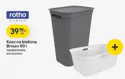 Castorama Kosz na bieliznę Brisen 50l antracytowy oferta