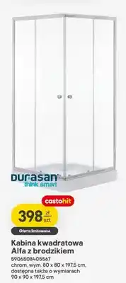 Castorama Kabina kwadratowa Alfa z brodzikiem oferta