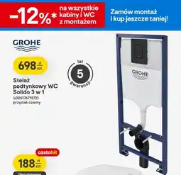 Castorama Stelaż podtynkowy WC Solido 3 w 1 oferta