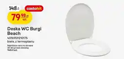 Castorama Deska WC Burgi Beach biała, z termoplastu oferta
